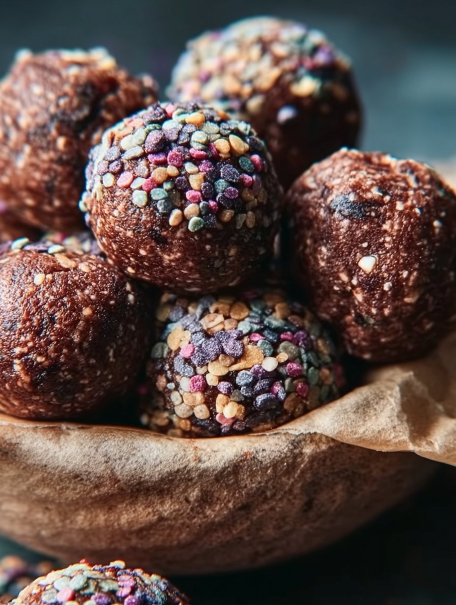 Cosmic Brownie Protein Bites