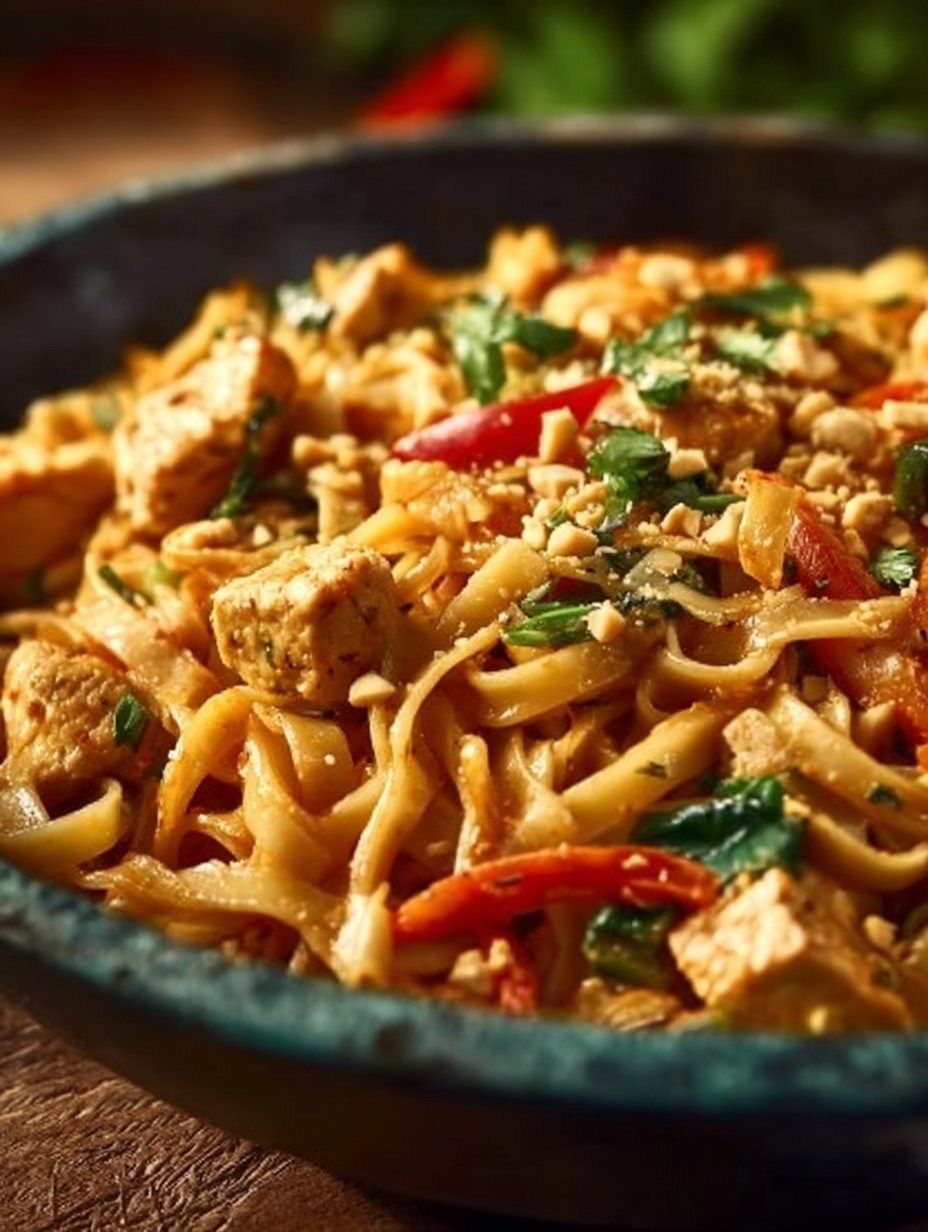 Thai Chicken Peanut Noodles
