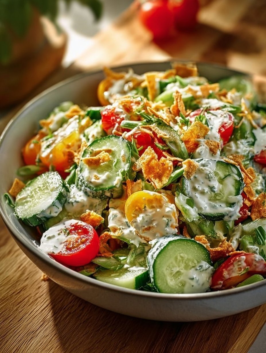 Cucumber Ranch Crack Salad