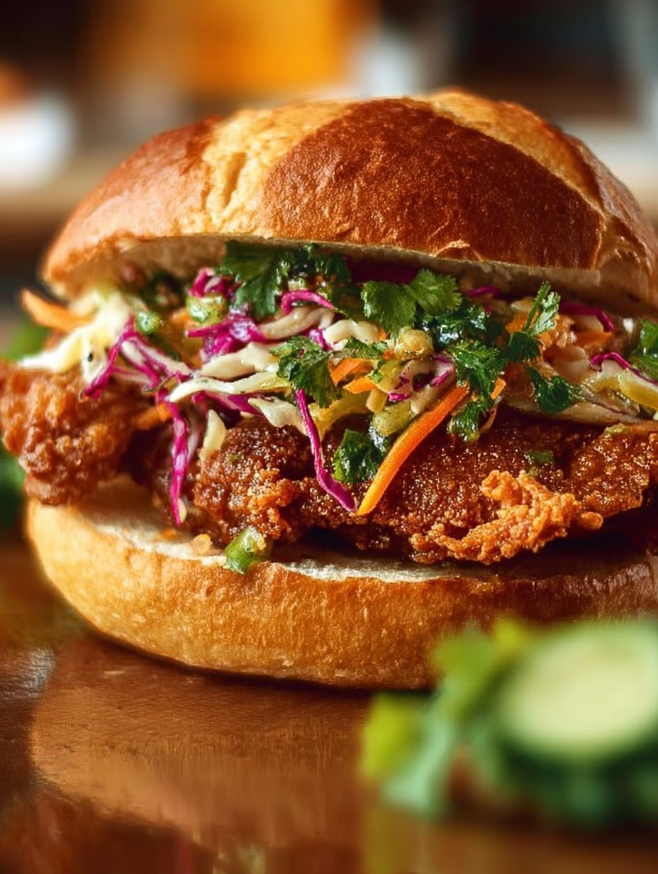 Thai Fried Chicken Sandwich