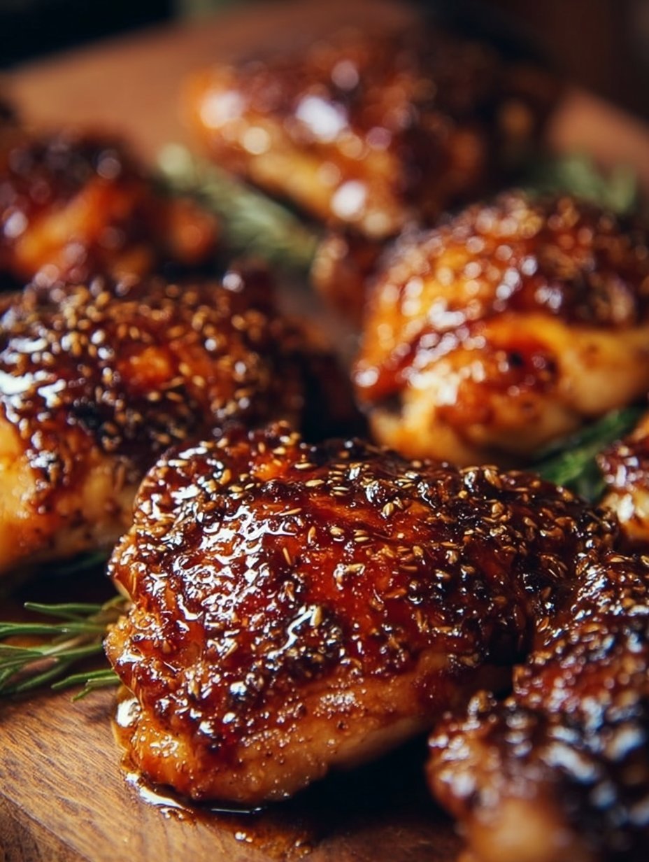 Best Balsamic Fig Glazed Chicken Thighs