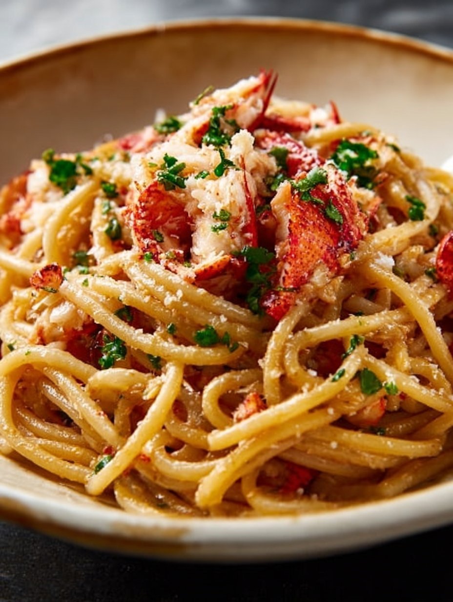 Creamy Lobster Bucatini