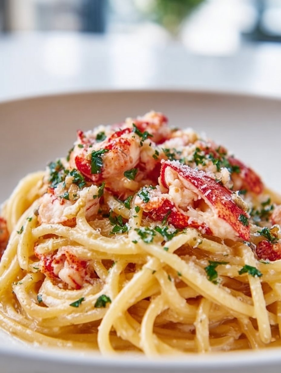 Creamy Lobster Bucatini