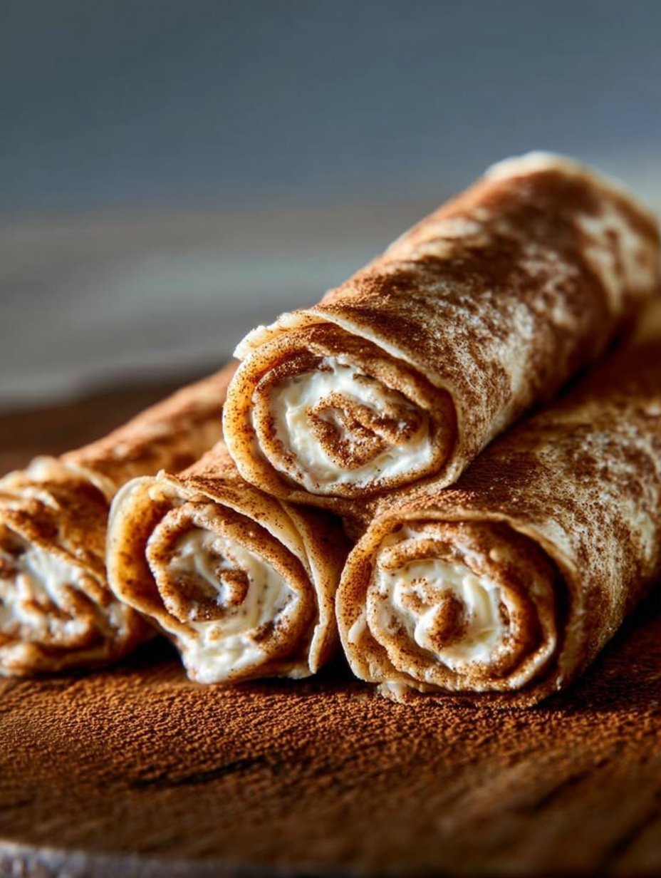 Cinnamon Roll Protein Crepes