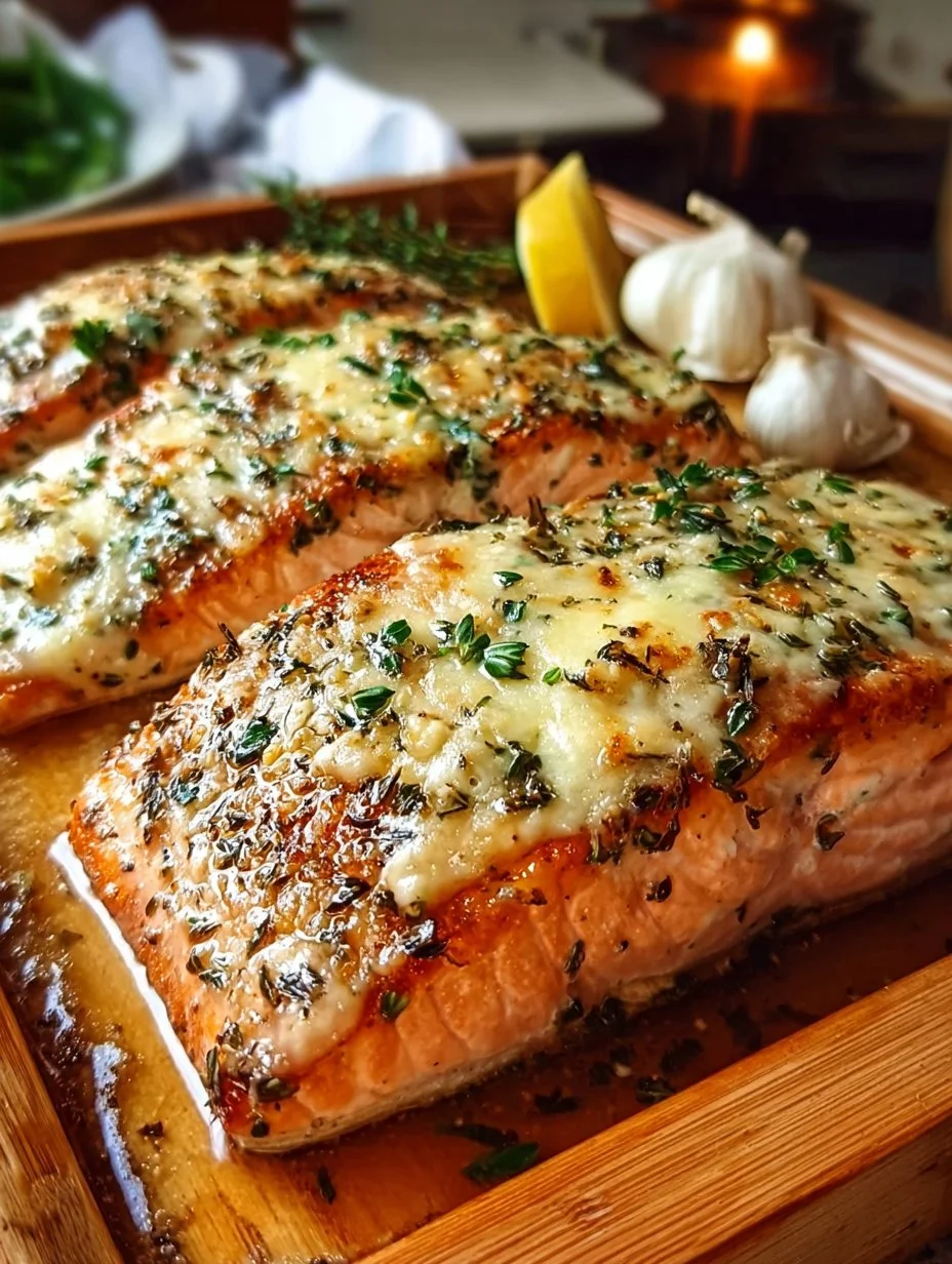 Baked Boursin Salmon