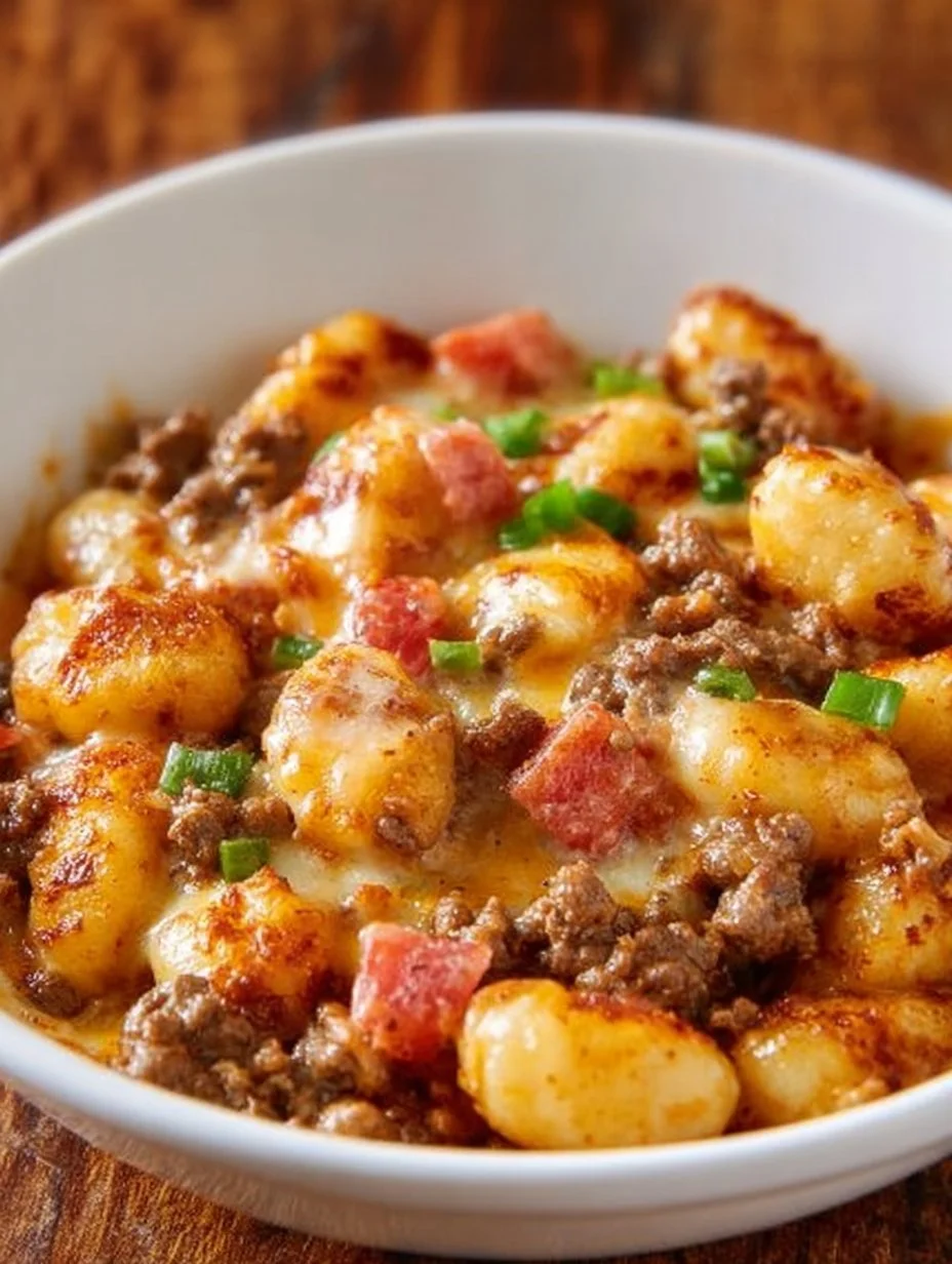 Cheeseburger Gnocchi