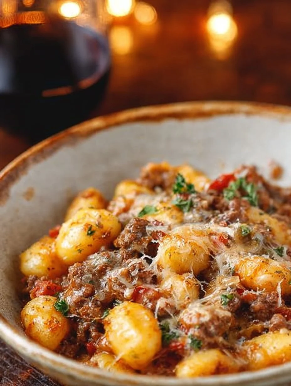 Cheeseburger Gnocchi