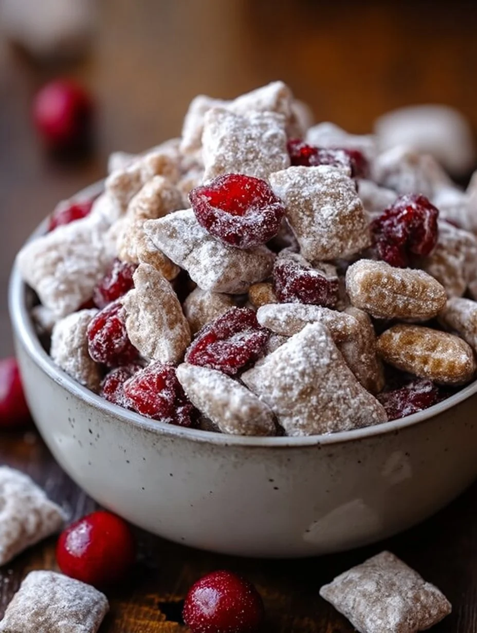 Cherry Cheesecake Puppy Chow