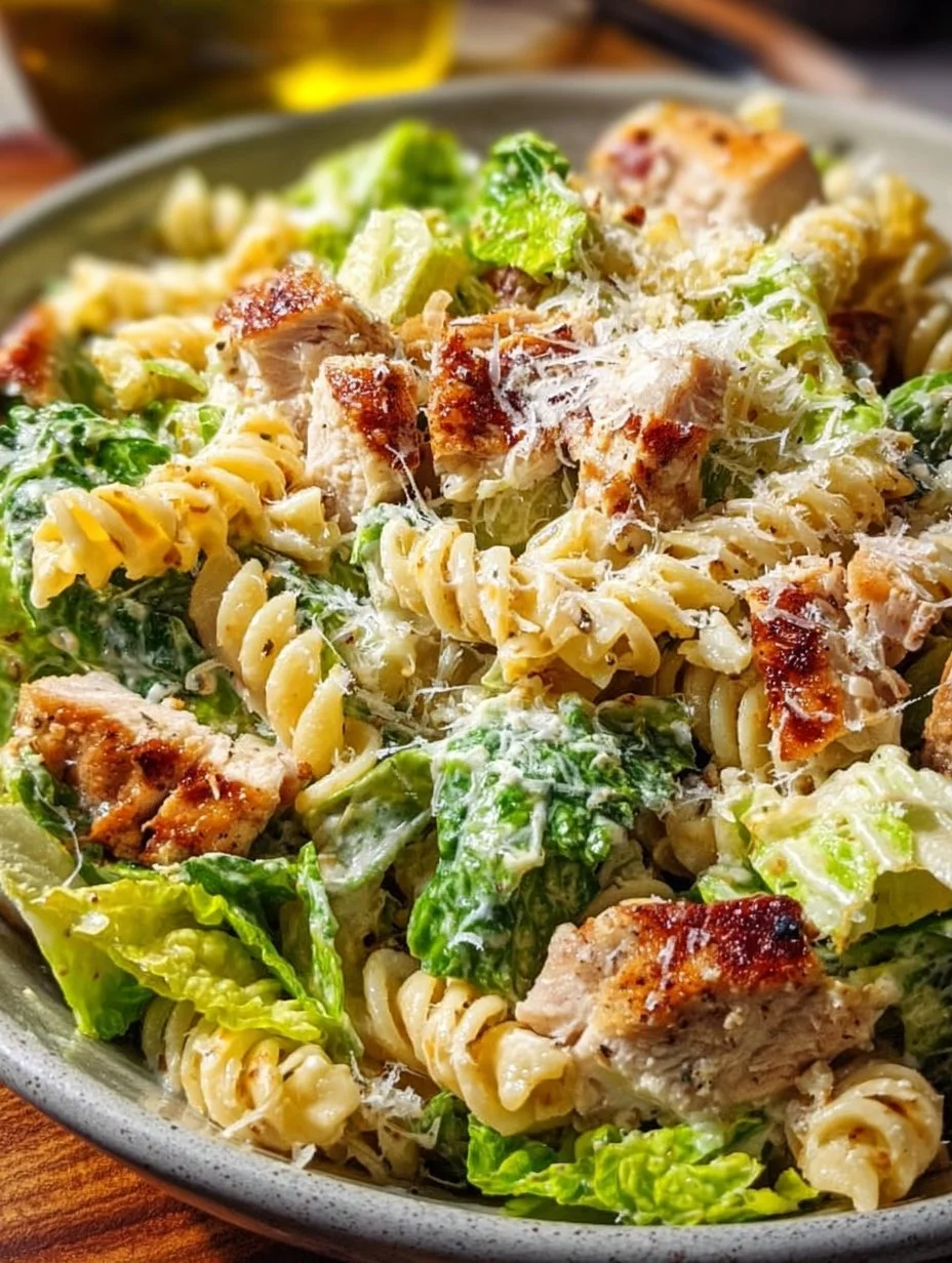 Chicken Caesar Pasta Salad
