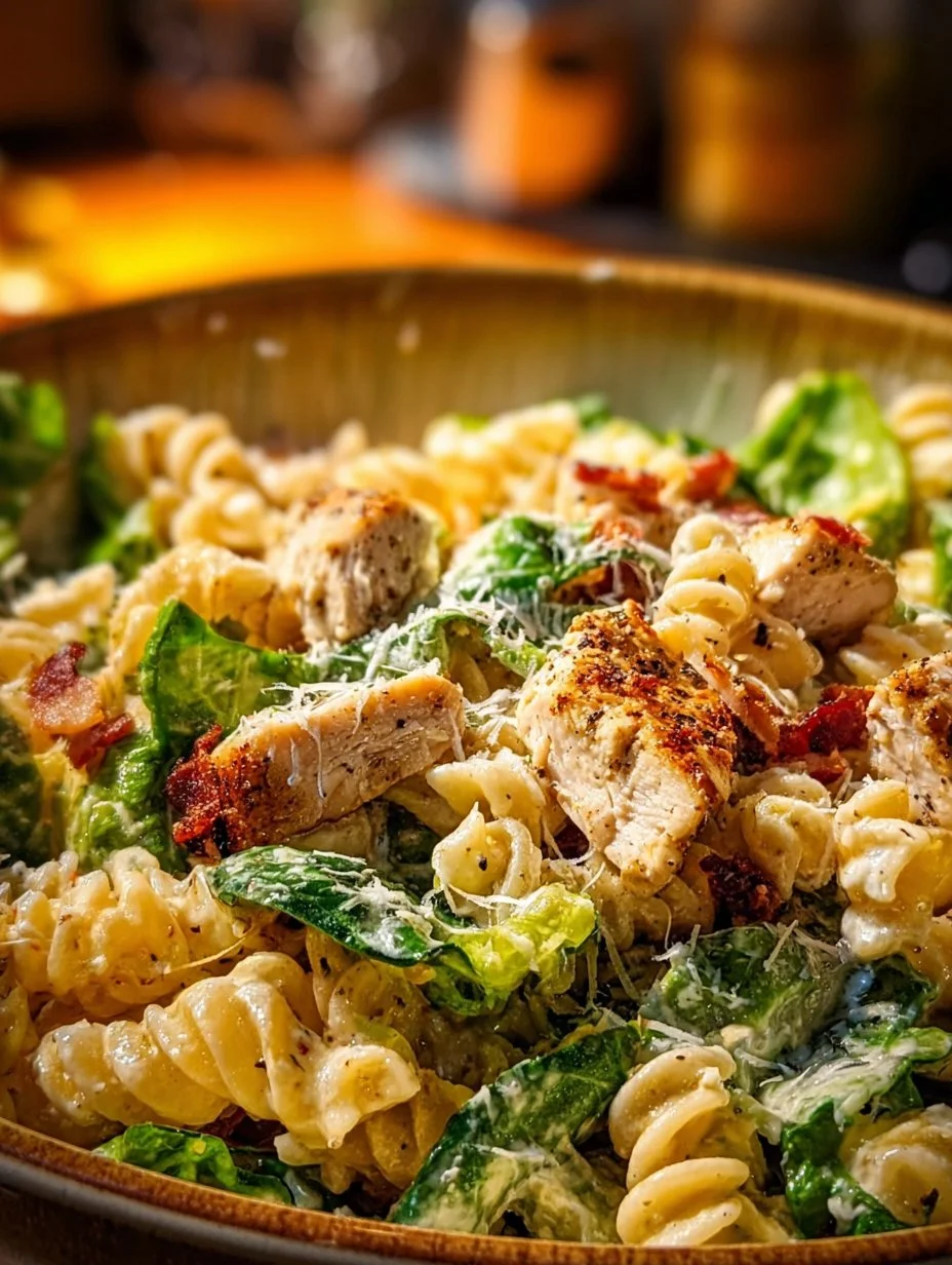 Chicken Caesar Pasta Salad