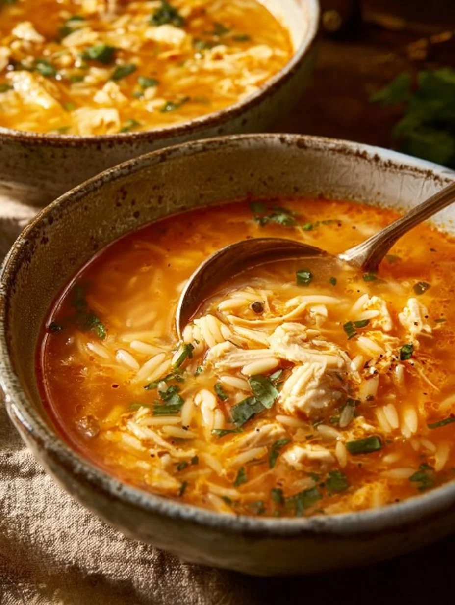 Chicken Orzo Tomato Soup Recipe