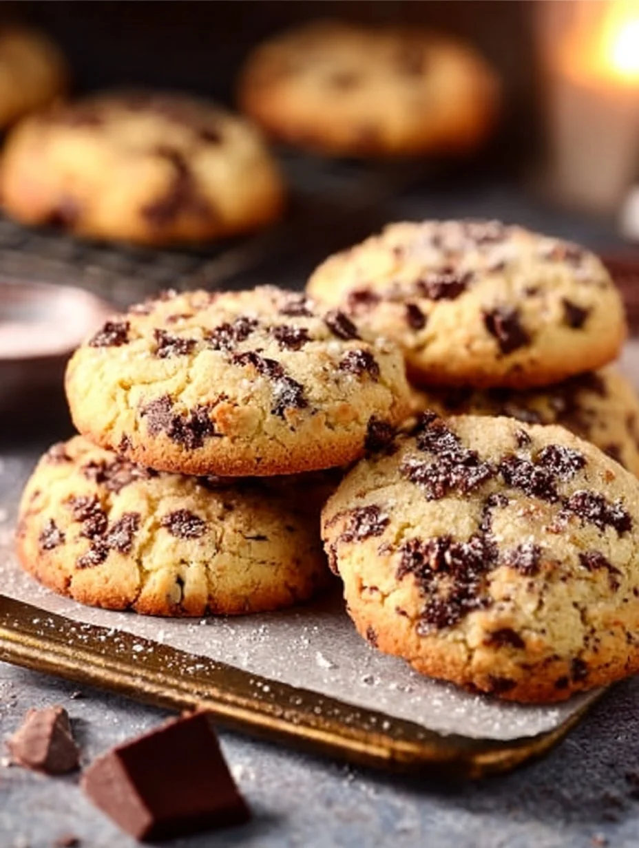 Chocolate Chip and Toffee Shortbread Cookies