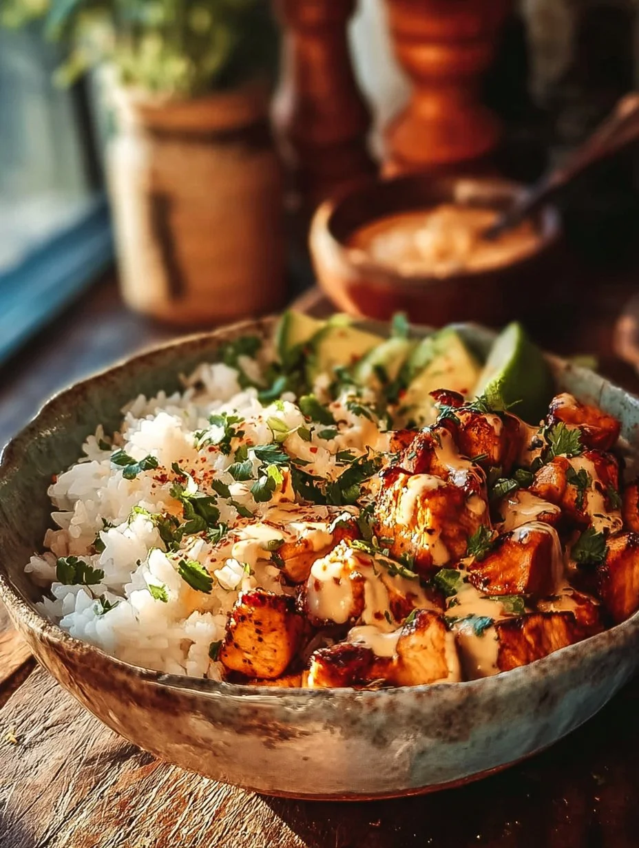 Coconut Chicken Rice Bowl: A Tropical Twist in 20 Minutes