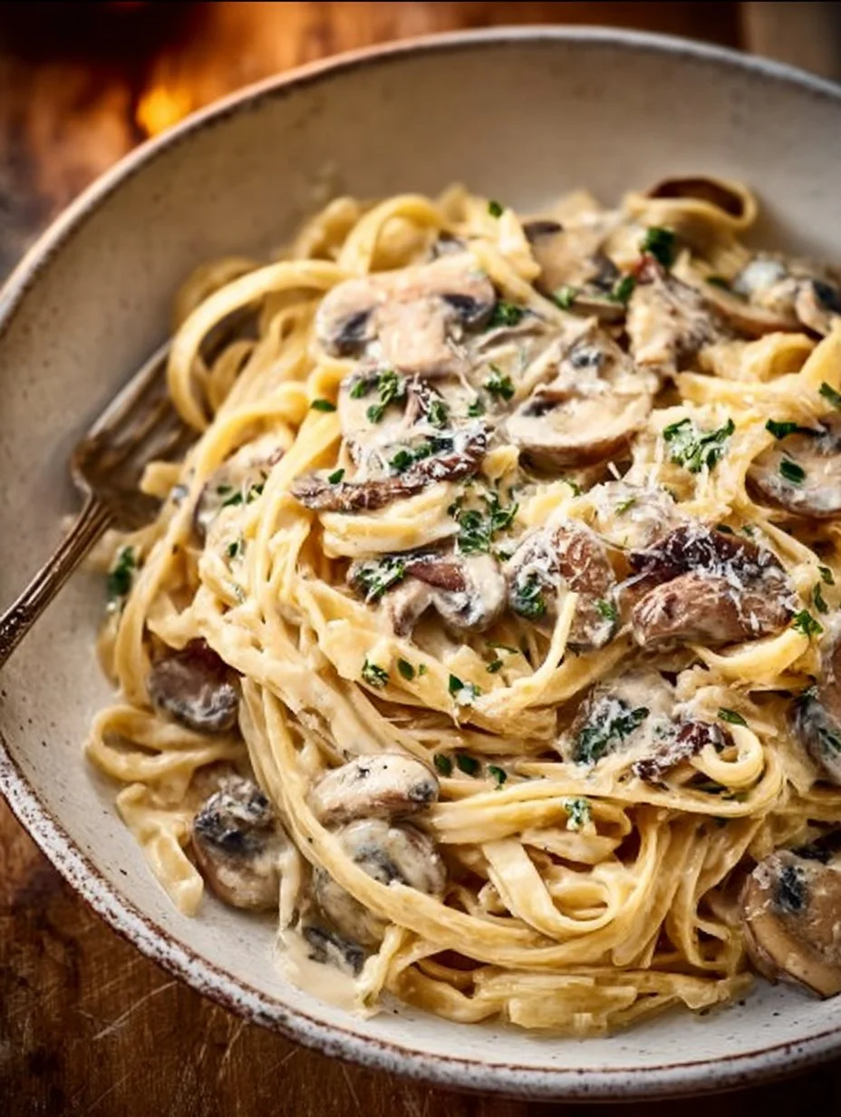 Creamy Mushroom Pasta