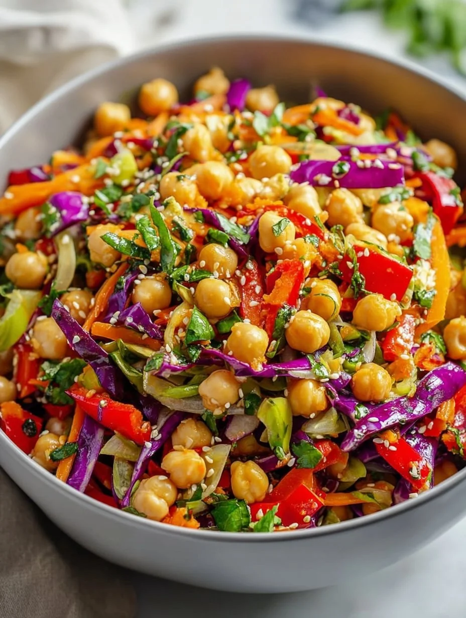 Crunchy Thai Chickpea Salad