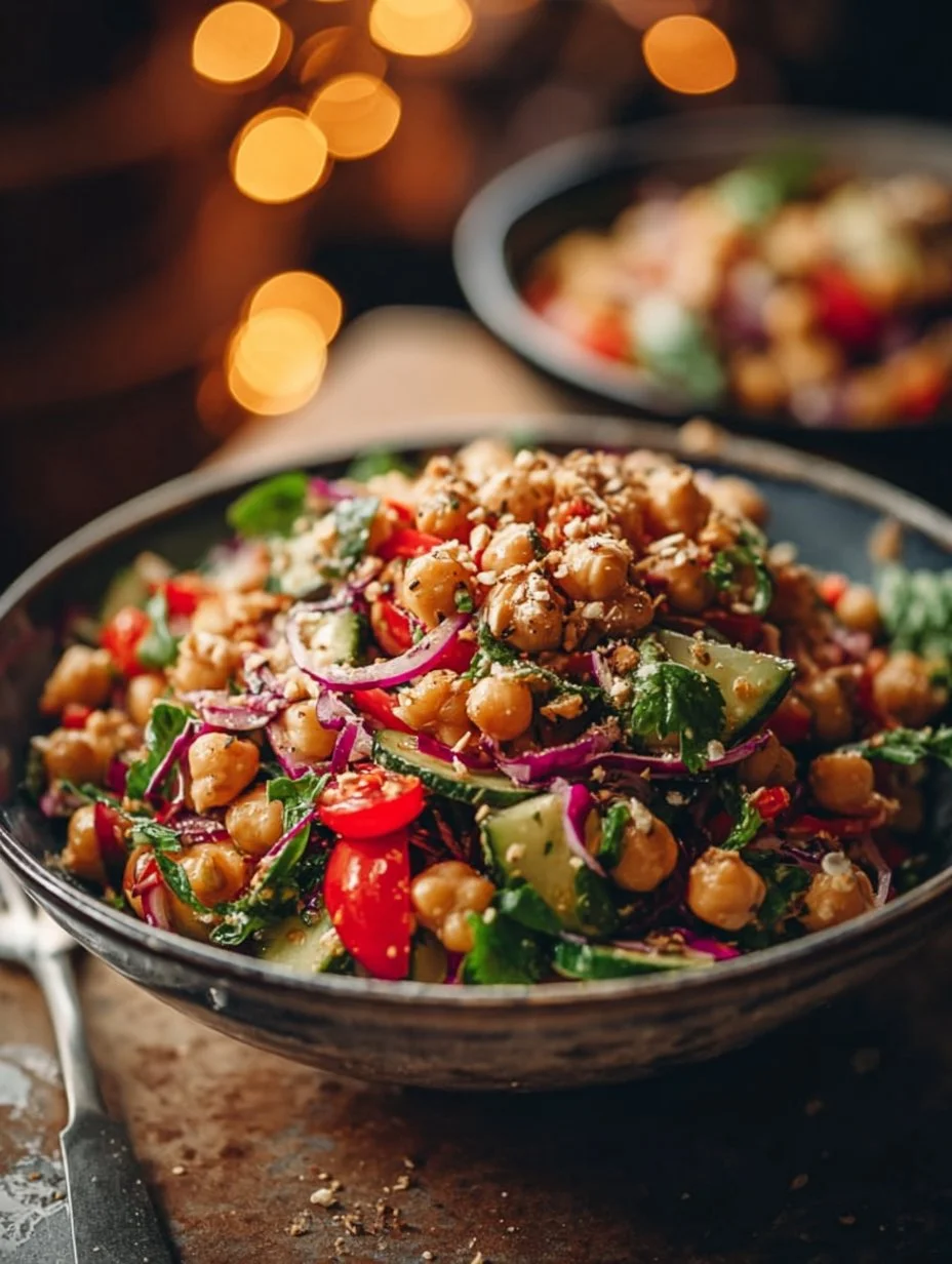 Crunchy Thai Chickpea Salad
