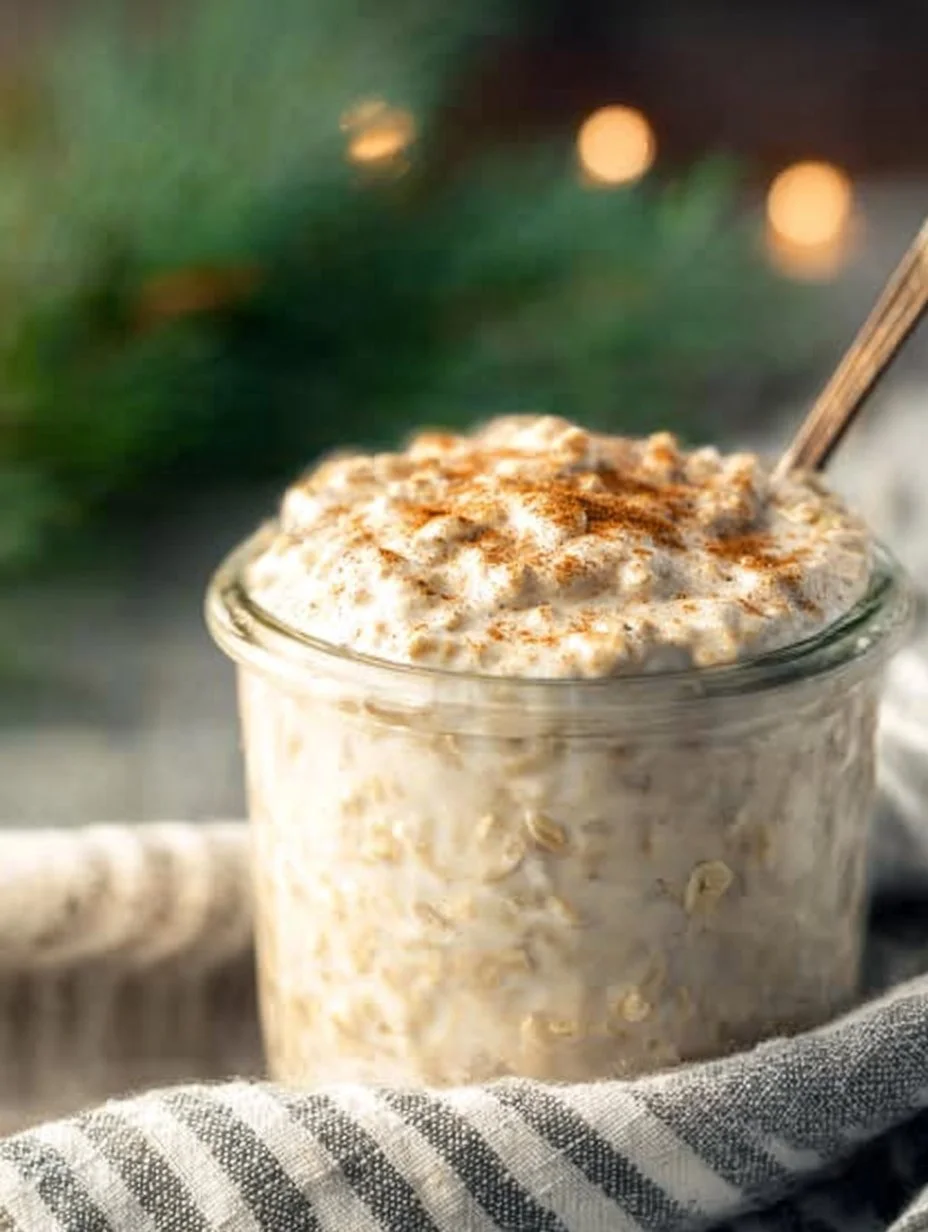 Eggnog Overnight Oats Recipe
