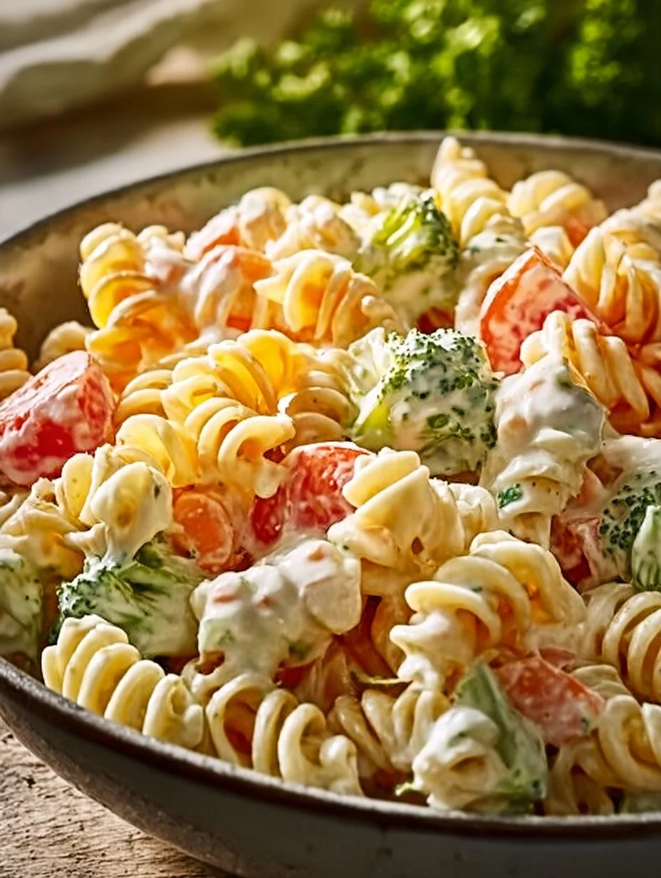 Fresh Ranch Pasta Salad