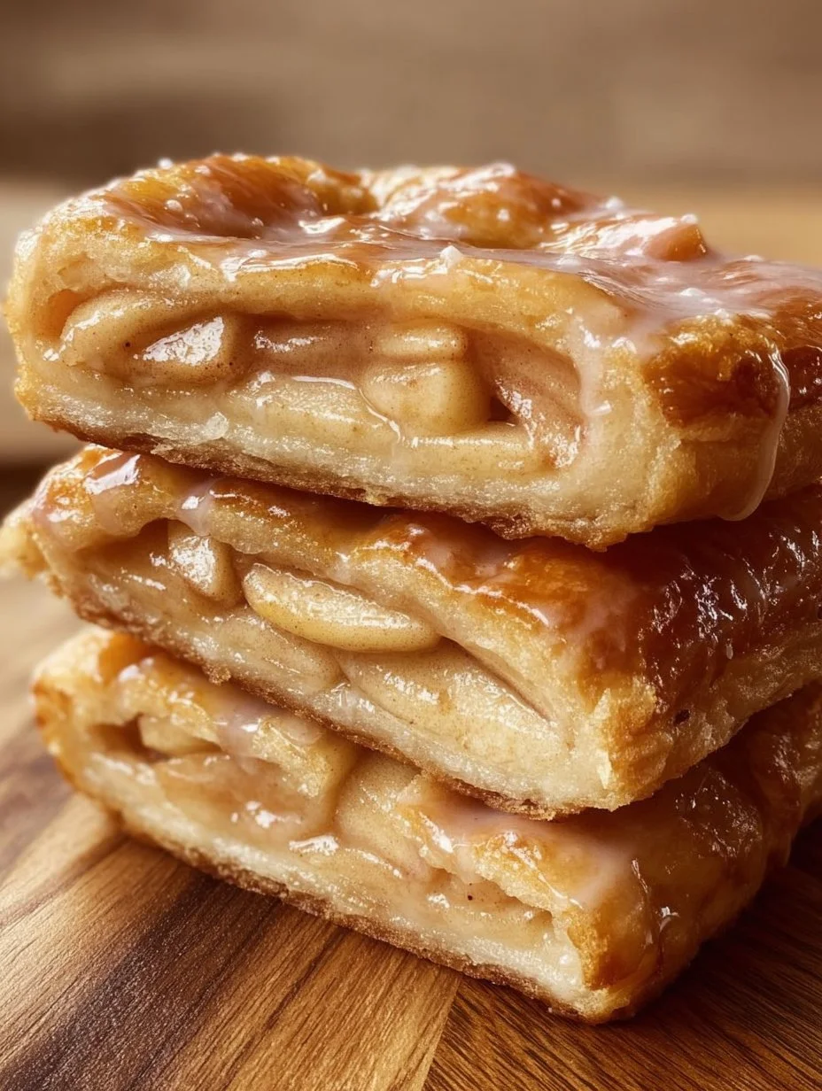 Glazed Apple Slab Pie