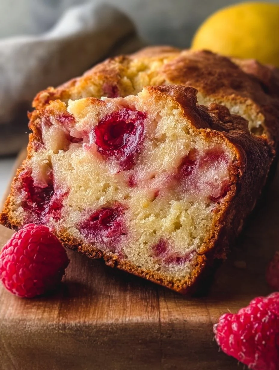 Gluten-Free Raspberry Lemon Loaf