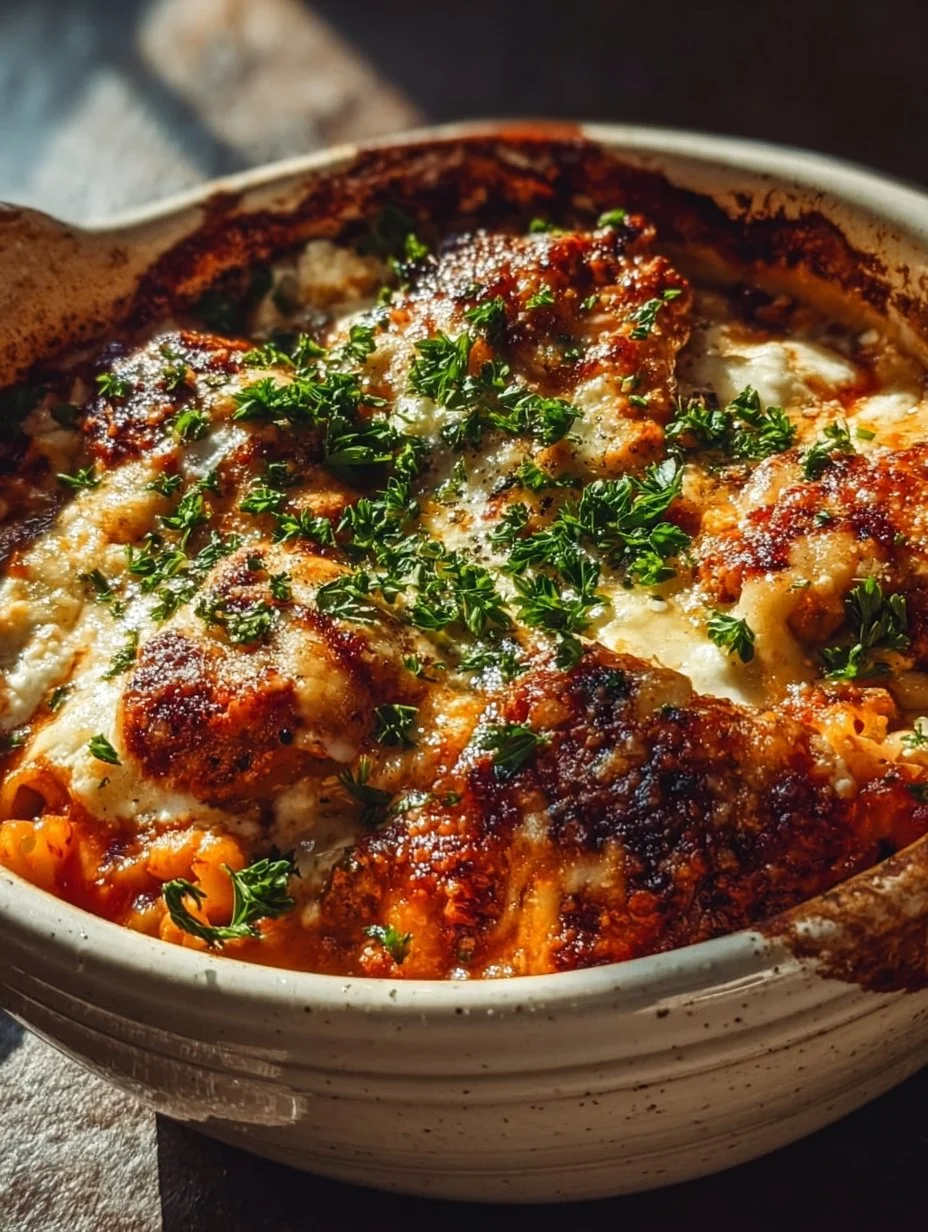 High Protein Chicken Parm Cottage Cheese Bowl to Love