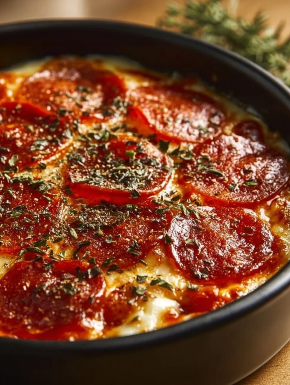 Homemade Cottage Cheese Pizza Bowl