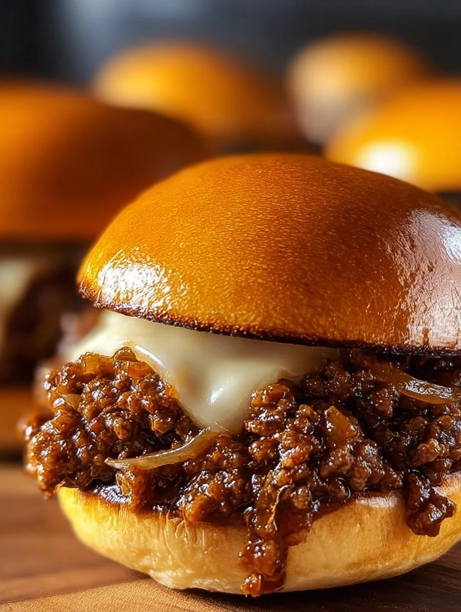 Irresistible French Onion Beef Sloppy Joes