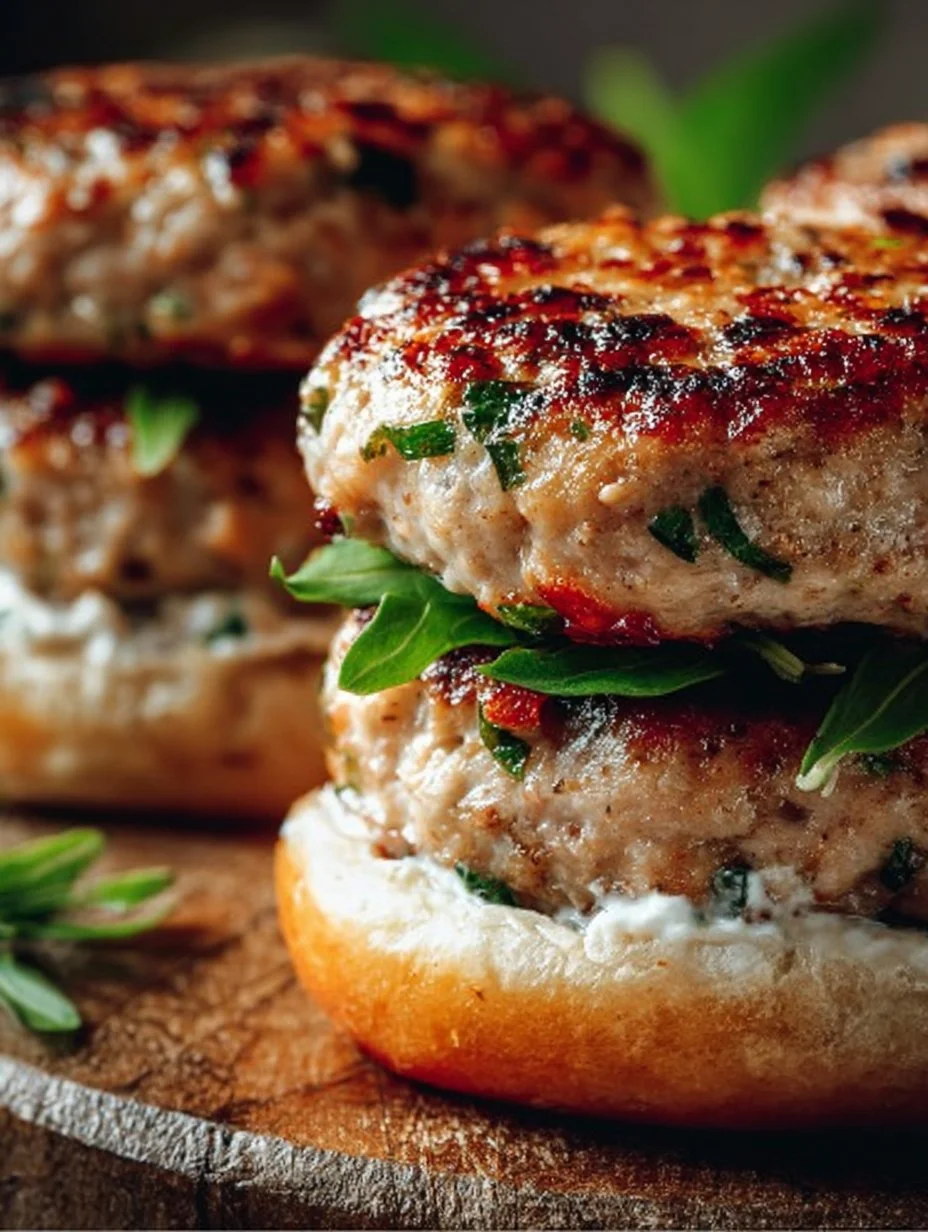 Juicy Greek Chicken Burgers with Tzatziki Bliss
