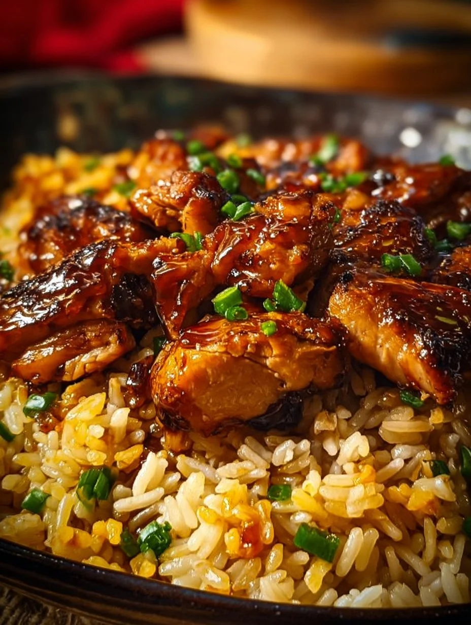 One-Pan Bold Honey BBQ Chicken Rice