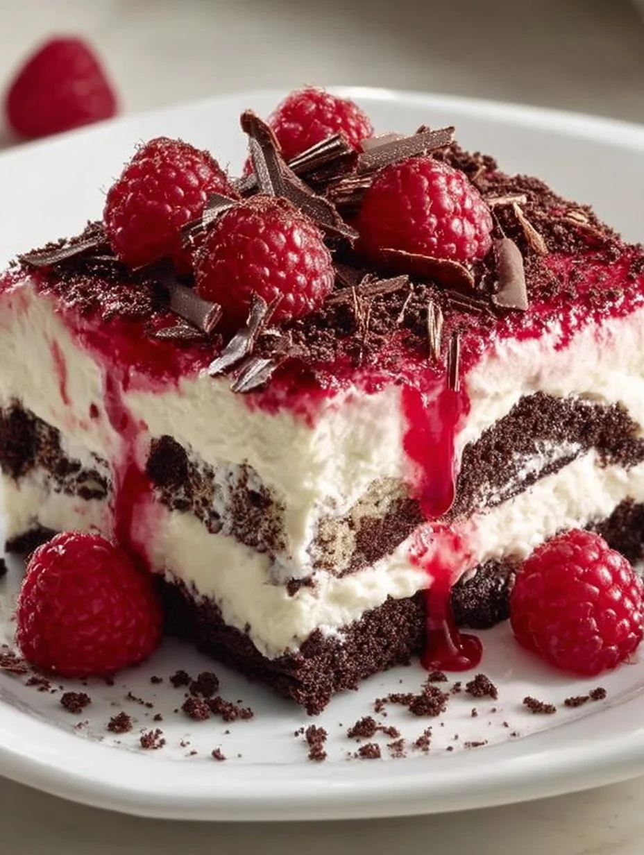 Raspberry Chocolate Lasagna