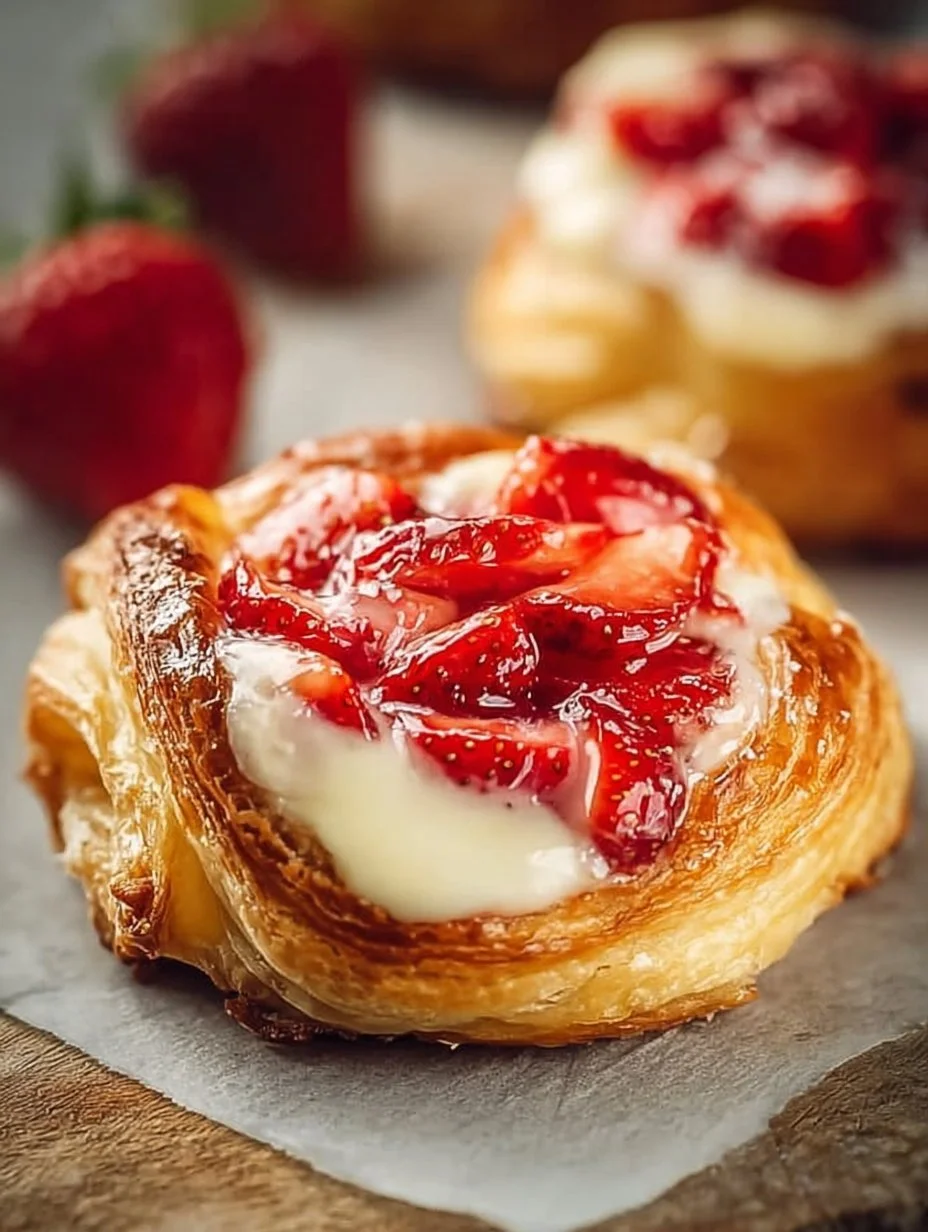 Strawberry Cream Cheese Danish