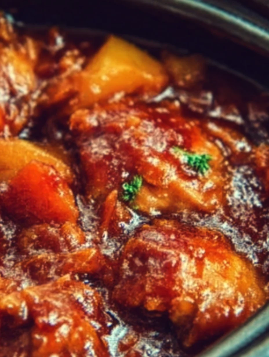 Sweet Hawaiian Crock Pot Chicken