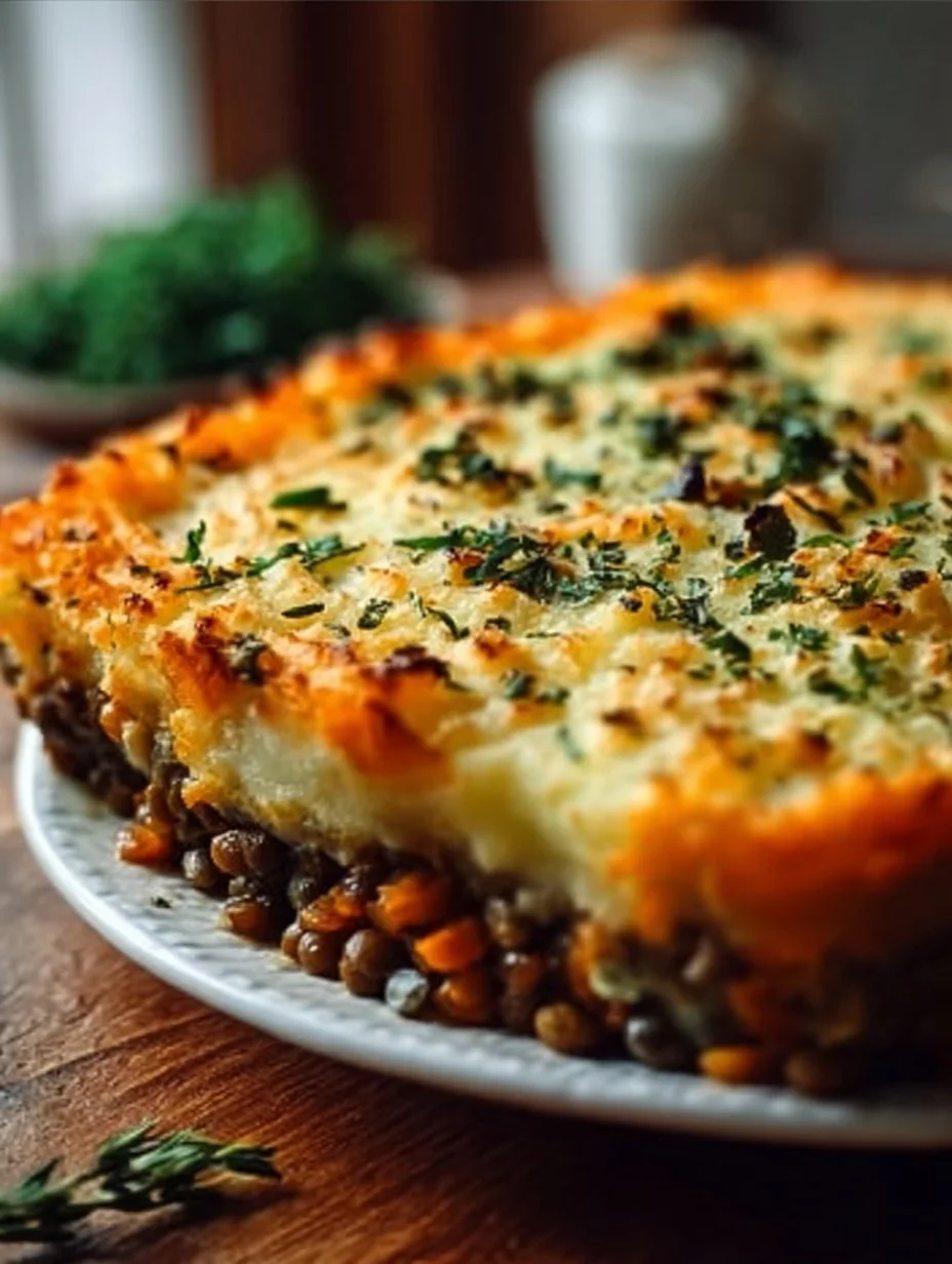 Sweet Potato & Lentil Shepherd’s Pie: A Comforting Delight!