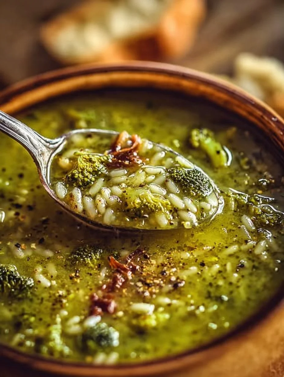 Warming Italian Broccoli Soup