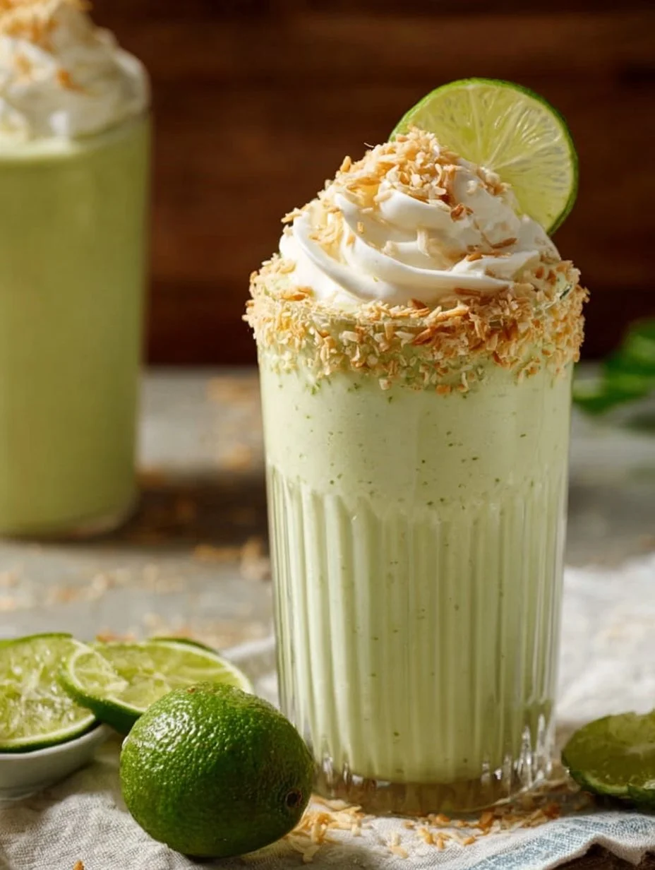 Creamy Coconut Key Lime Pie Smoothie