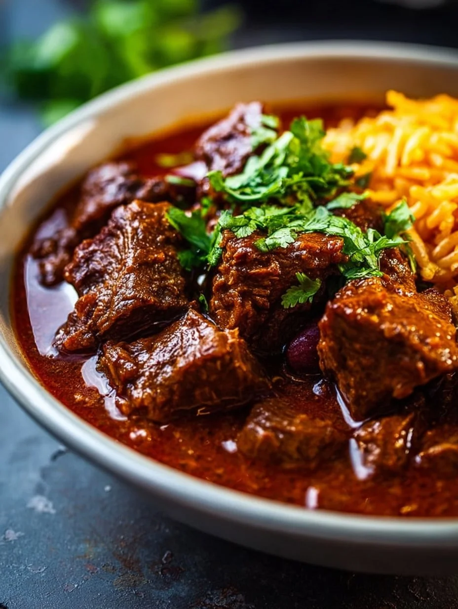 Slow Cooker Chili Colorado - theamazingfood